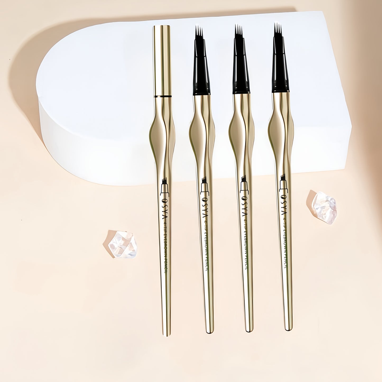 4-Spitzen Langhaltiger Augenbrauenstift