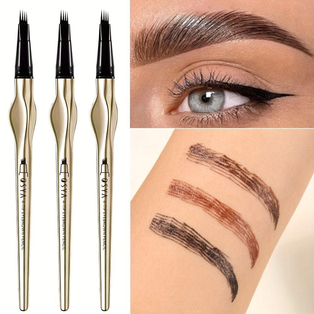 4-Spitzen Langhaltiger Augenbrauenstift