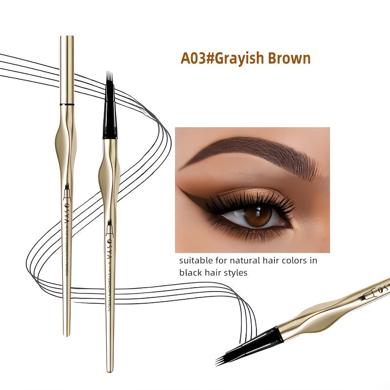 4-Spitzen Langhaltiger Augenbrauenstift