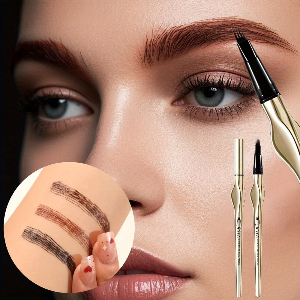 4-Spitzen Langhaltiger Augenbrauenstift